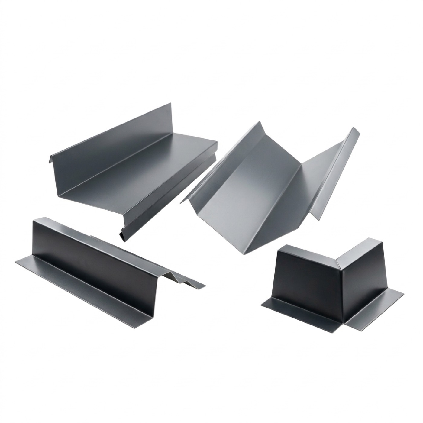 Custom roof flashing and sheet metal fabrication — ridge, valley and corner flashing profiles