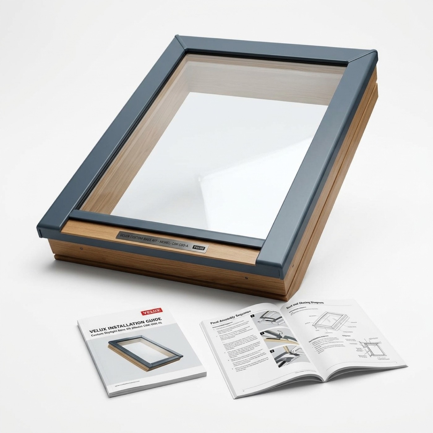 VELUX custom base flashing kit with installation guide